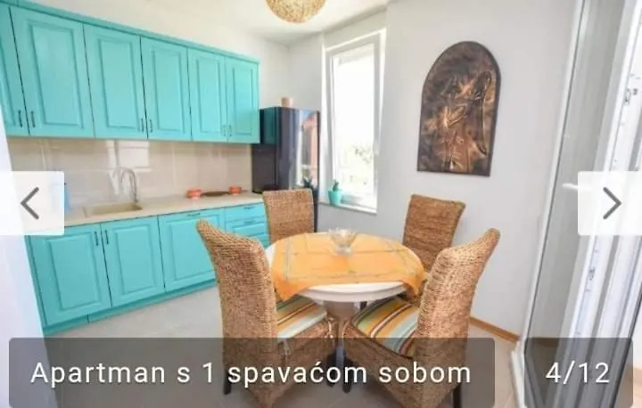 Apartman Zaravecchia Биоград-на-Мору Хорватия